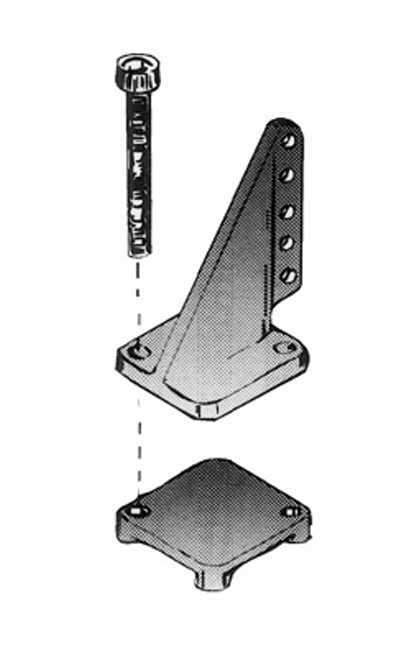 DUBRO 716 SUPER STRENGTH T-STYLE CNT HORN (2 PCS PER PACK)