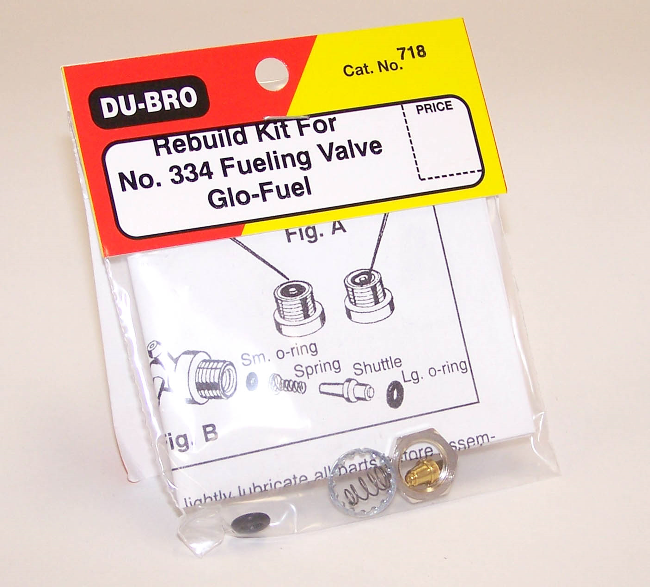 DUBRO 718 REBUILD KIT #334 FUEL VALVE GLO (1 PC PER PACK) Dubro