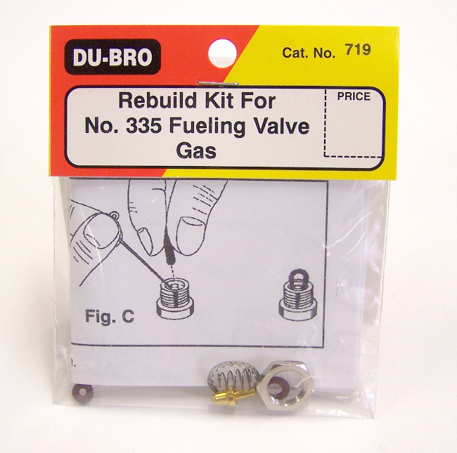 DUBRO 719 REBUILD KIT #335 FUEL VALVE GAS (1 PC PER PACK) Dubro