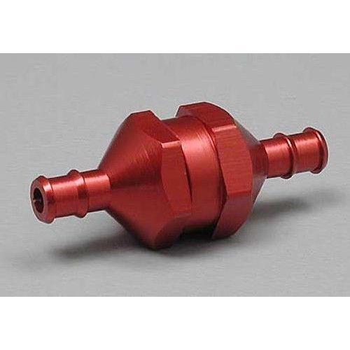DUBRO 834 IN LINE FUEL FILTER, RED (1 PC PER PACK) Dubro