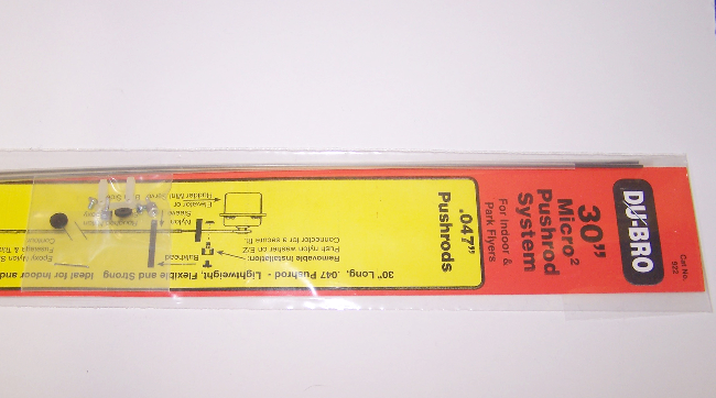 DUBRO 922 MICRO2 30in PUSHROD SYSTEM (2 PCS PER PACK) Dubro