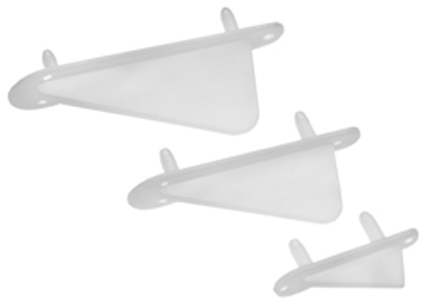 DUBRO 992 2 3/8in WING TIP/TAIL SKID (2/PKG.)