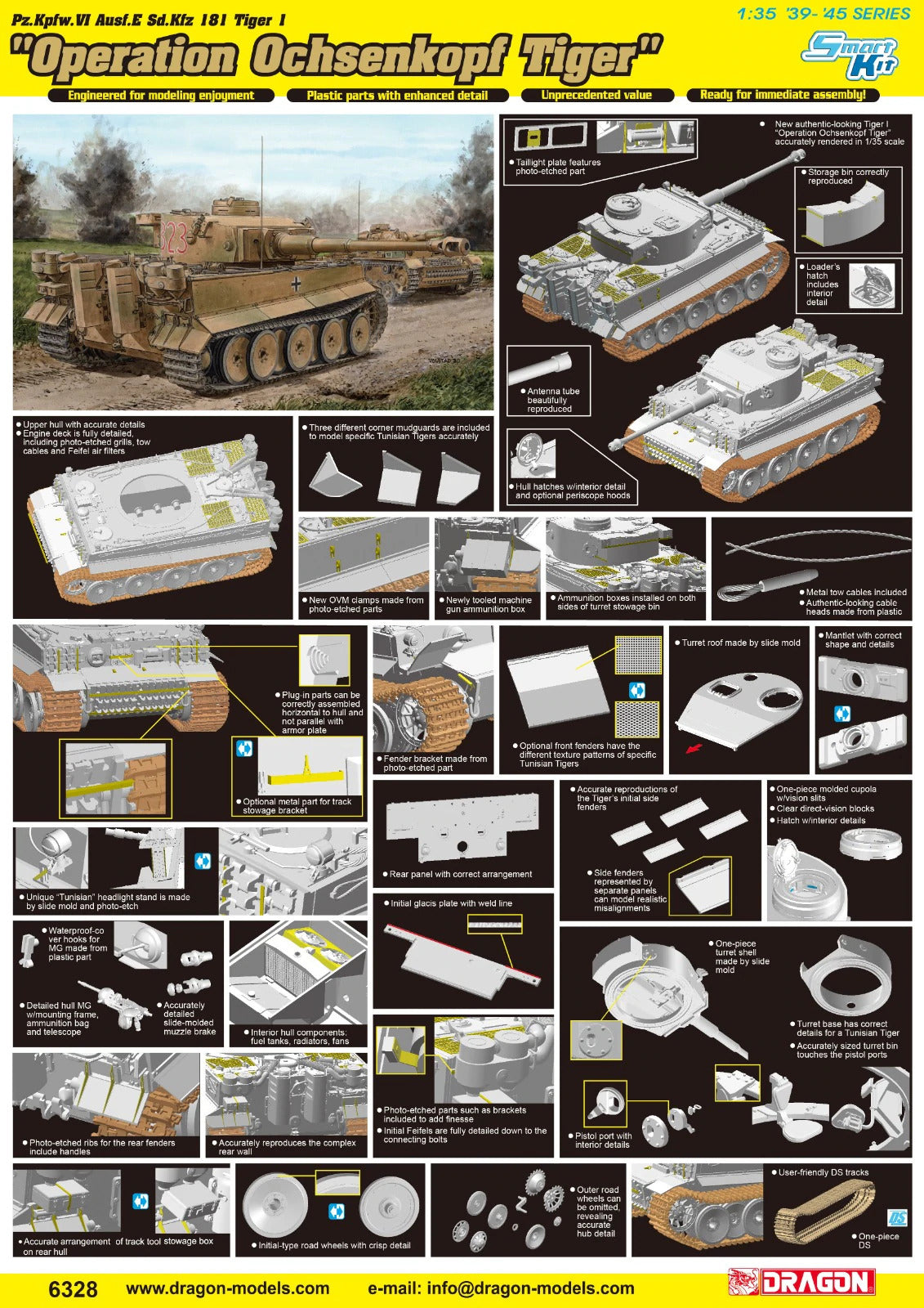 Dragon 1/35 "Operation Ochsenkopf Tiger" Plastic Model Kit