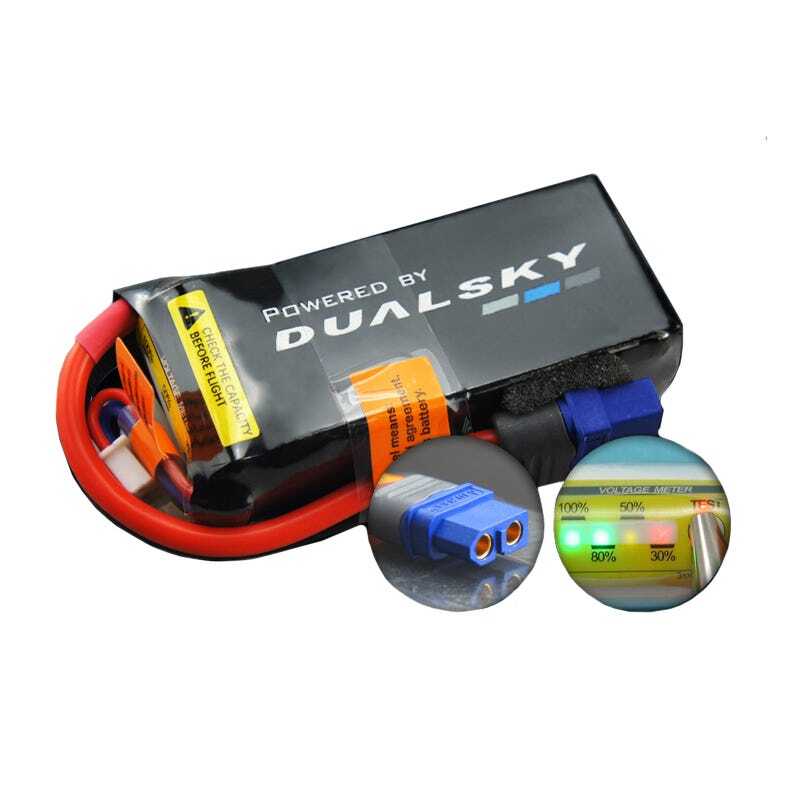 DSB31520 Dualsky 1300mah 4S 14.8v 150C Ultra LiPo Battery with XT60 Connector