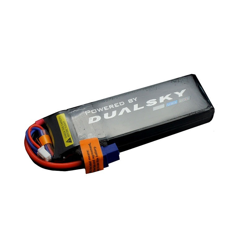 DSB31802 Dualsky 1300mah 4S 14.8v 50C HED Lipo Battery with XT60 Connector DUALSKY