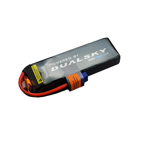 DSB31805 Dualsky 1800mah 2S 7.4v 50C HED Lipo Battery with XT60 Connector