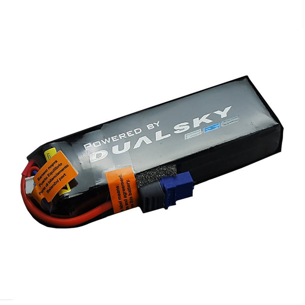 DSB31815 Dualsky 2700mah 2S 7.4v 50C HED Lipo Battery with XT60 Connector