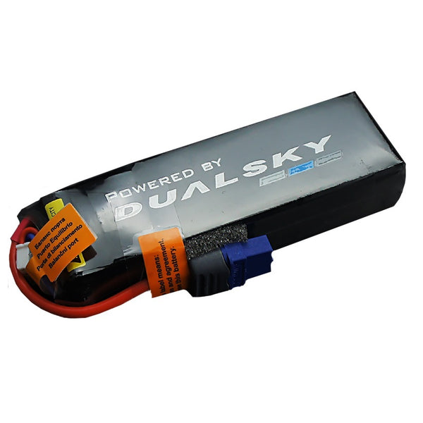 DSB31845 Dualsky 6400mah 2S 7.4v 45C HED Lipo Battery