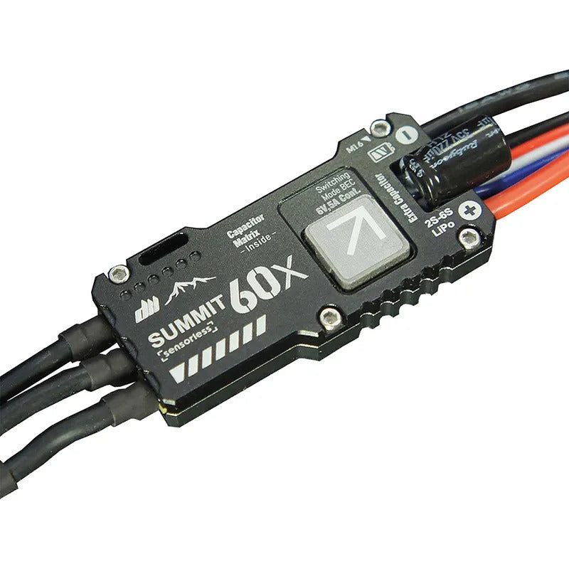 DSB42257 Dualsky Summit 60X-U6 60A Slim 6S Brushless ESC DUALSKY