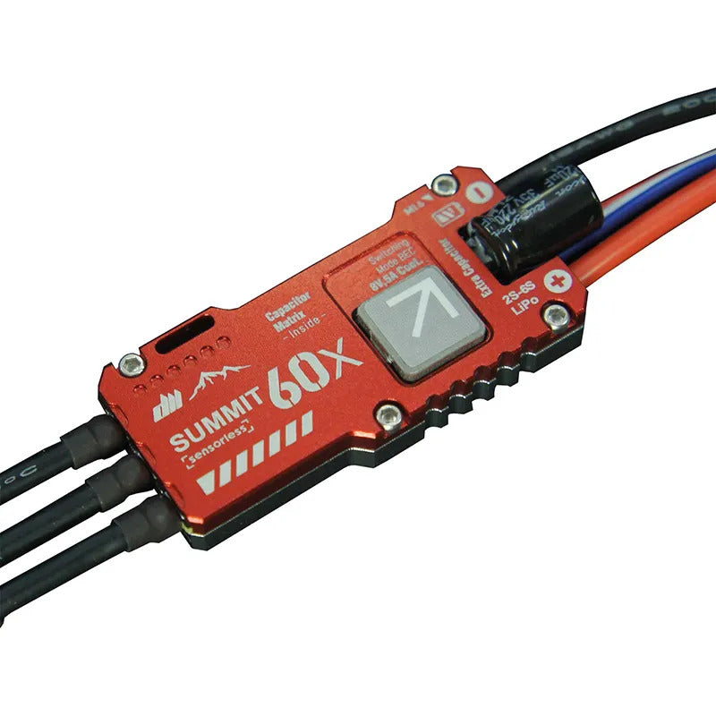 DSB42258 Dualsky Summit 60X-U8 60A Slim 6S Brushless ESC DUALSKY