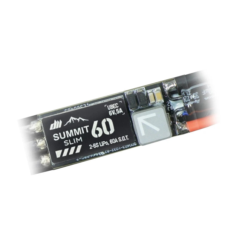 Dualsky Summit 60A Slim 6S Brushless ESC with 8V BEC - DSB42287