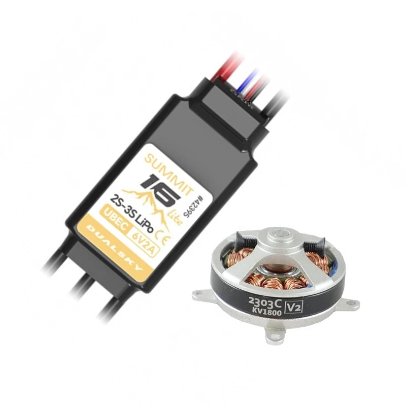 Dualsky 180 Tuning Combo with 2303C V2 1800kv Motor and Summit Lite 16A ESC - DSB59303