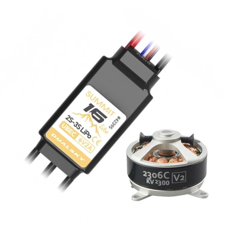 Dualsky 200H Tuning Combo with 2306C V2 2300kv Motor and Summit Lite 16A ESC - DSB59304