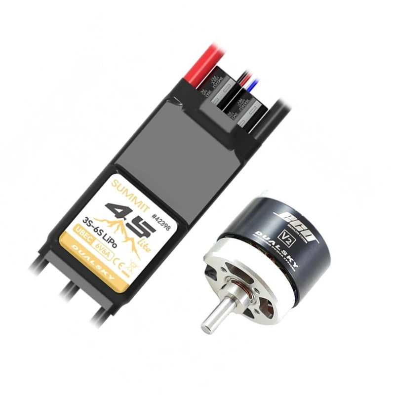 Dualsky 15E Tuning Combo with 2814C V2 970kv Motor and Summit Lite 45A ESC - DSB59310