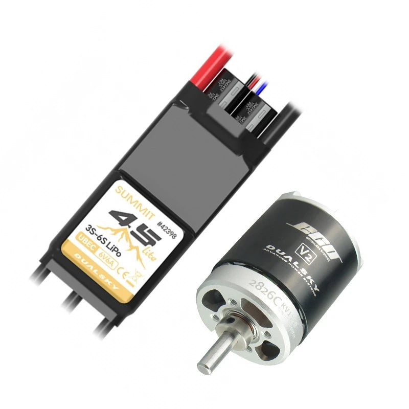 Dualsky 30E Tuning Combo with 2826C V2 850kv Motor and Summit Lite 45A ESC - DSB59311
