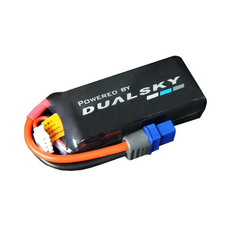 DSBXP09002ULT Dualsky 900mah 2S 7.4v 120C Ultra LiPo Battery with XT60 Connector