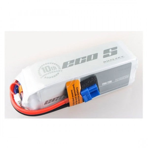 DSBXP27004ECO Dualsky 2700mah 4S 14.8v 25C ECO LiPo Battery with XT60 Connector