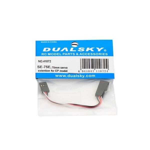 DSSE-75E Dualsky 75mm Light Weight Servo Extension Lead