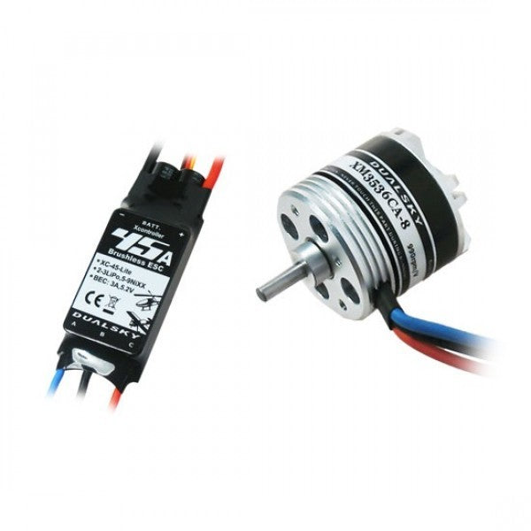 DSTC.3A.15E Dualsky 15E Tuning Combo with 2814C 970kv Motor and 45A Lite ESC