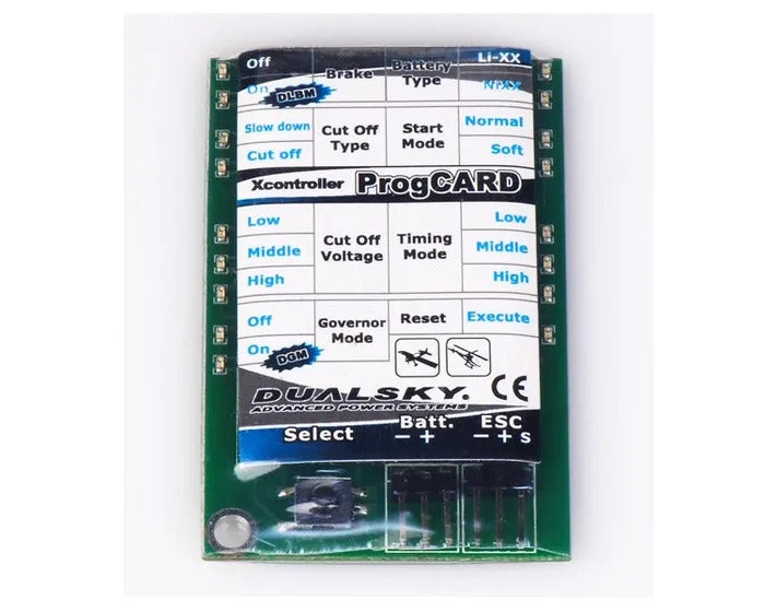 DSXCPROGCARD2 Dualsky Programming Card suit V2 ESC DUALSKY