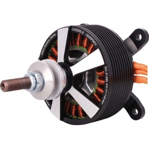 DSXM51295S Dualsky GA6000.8 Brushless Motor, 60cc, 180kv, Standard Prop Hub DUALSKY