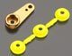 DTXM5013 Duratrax Aluminum Servo Arm Single Gold