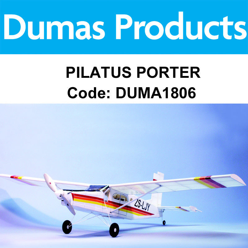 DUMAS 1806 40 INCH PILATUS PORTER R/C ELECTRIC POWERED DUMAS