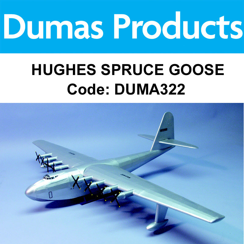 DUMAS 322 HUGHES SPRUCE GOOSE 30 INCH WINGSPAN STATIC DISPLAY MODEL DUMAS
