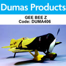 DUMAS 406 GEE BEE Z  RUBBER POWERED 29 INCH WINGSPAN RUBBER POWERED DUMAS