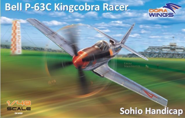DWG48007 Dora Wings 1/48 Bell P-63C Kingcobra Racer  Plastic Model Kit [48007] Dora Wings