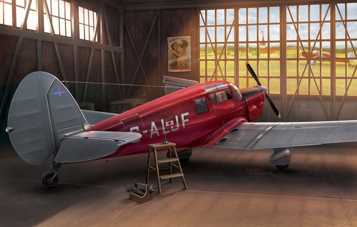 DWG48016 Dora Wings 1/48 Percival Proctor Mk.III (civil registration) Plastic Model Kit [48016] Dora Wings