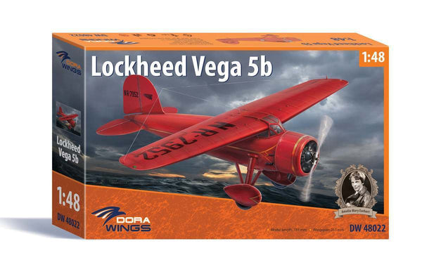 DWG48022 Dora Wings 1/48 Lockheed Vega 5b "Record flights" Plastic Model Kit [48022]