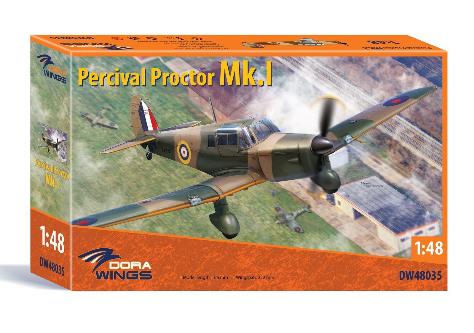 DWG48035 Dora Wings 1/48 Percival Proctor Mk.I Plastic Model Kit [48035] Dora Wings