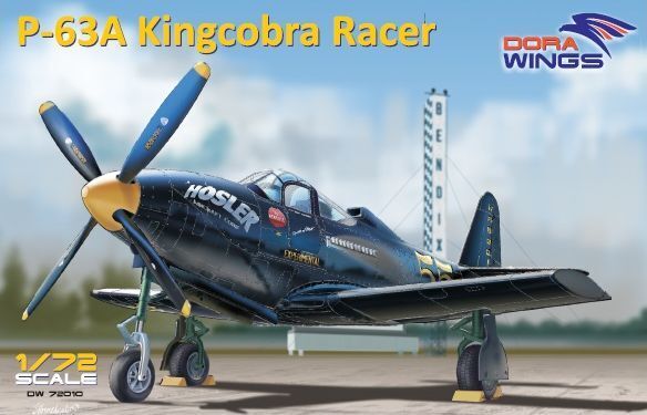 DWG72010 Dora Wings 1/72 Bell P-63A Kingcobra Racer (Sohio Handicap) Plastic Model Kit [72010]