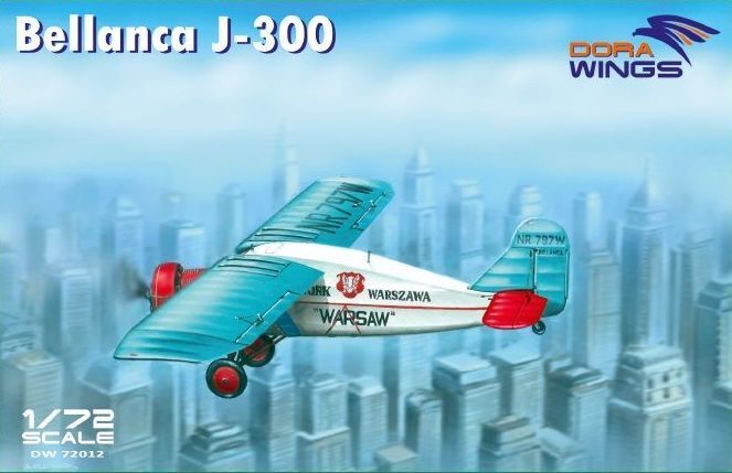DWG72012 Dora Wings 1/72 Bellanca J-300 ("Liberty"+"Warsaw") Plastic Model Kit [72012] Dora Wings