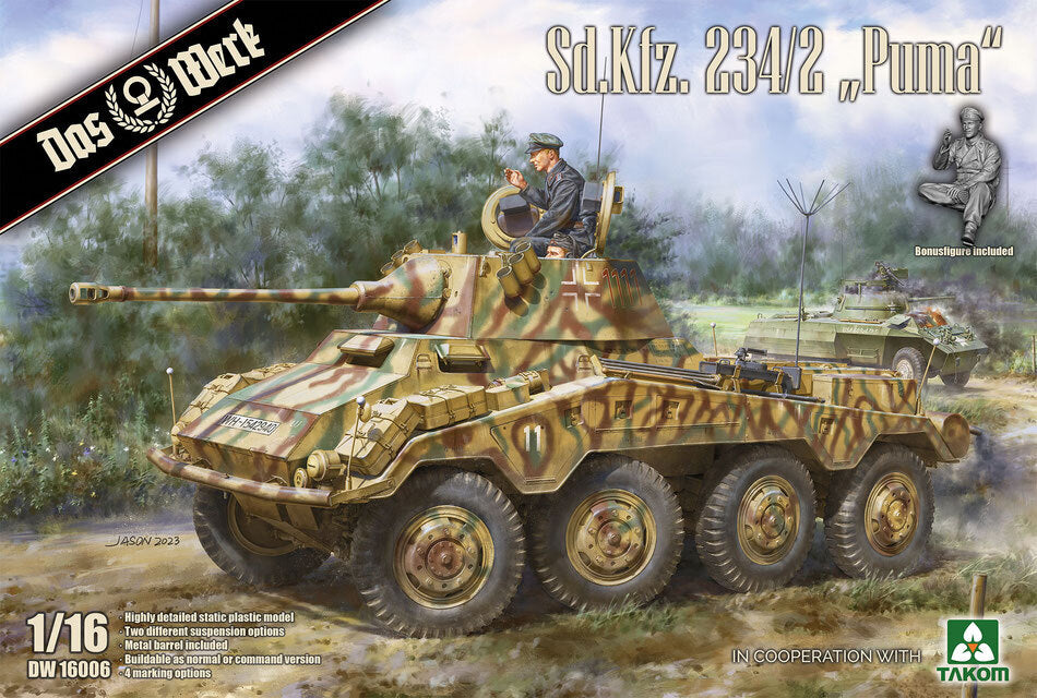 Das Werk 1/16 Sd.Kfz. 234/2 "Puma" Plastic Model Kit