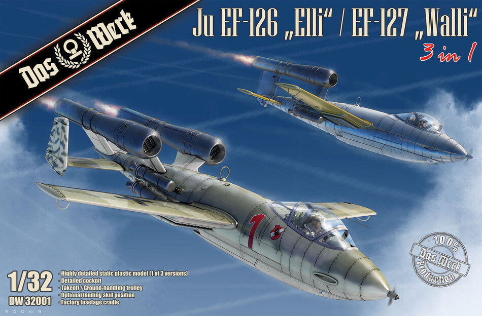 Das Werk 1/32 Ju EF-126 "Elli"/ EF-127 "Walli" Plastic Model Kit [DW32001]