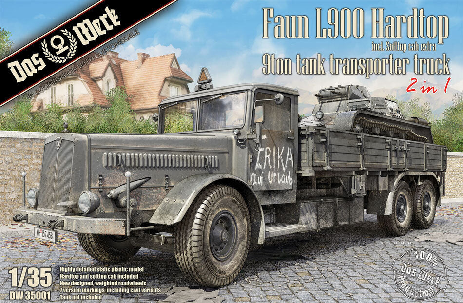 Das Werk 1/35 Faun L900 Hardtop Plastic Model Kit [DW35001]