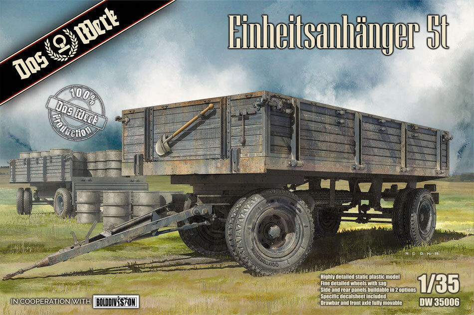 Das Werk 1/35 Einheitsanhnger 5t  Plastic Model Kit [DW35006]