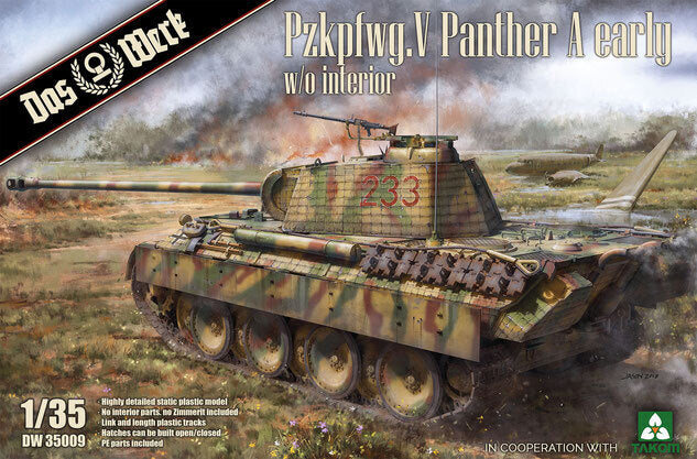 Das Werk 1/35 Panther Ausf.A early Plastic Model Kit [DW35009]