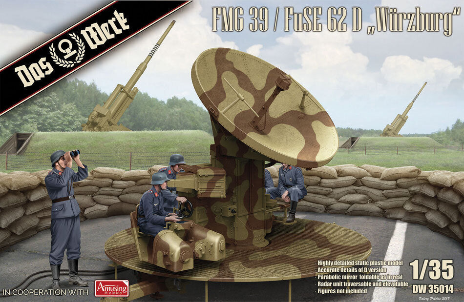 Das Werk 1/35 FMG 39 / FuSe 62 D "WÃ¼rzburg"  Plastic Model Kit [DW35014]