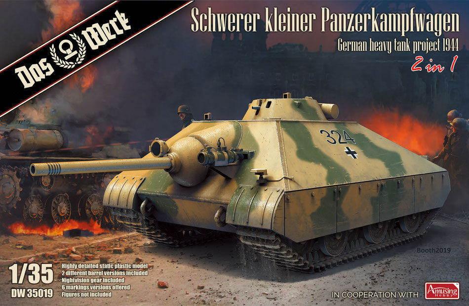 Das Werk 1/35 Schwerer Kleiner Panzerkampfwagen Plastic Model Kit [35019]