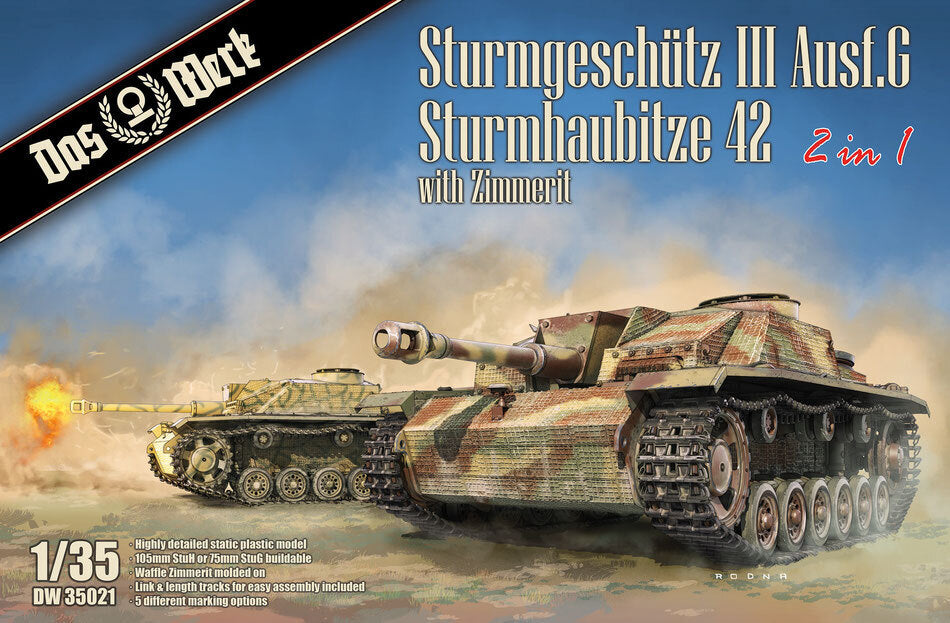 Das Werk 1/35 StuH / StuG III Plastic Model Kit [DW35021]