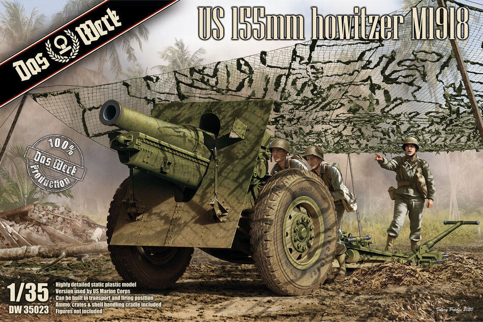 Das Werk 1/35 155mm howitzer M1918 [DW35023]