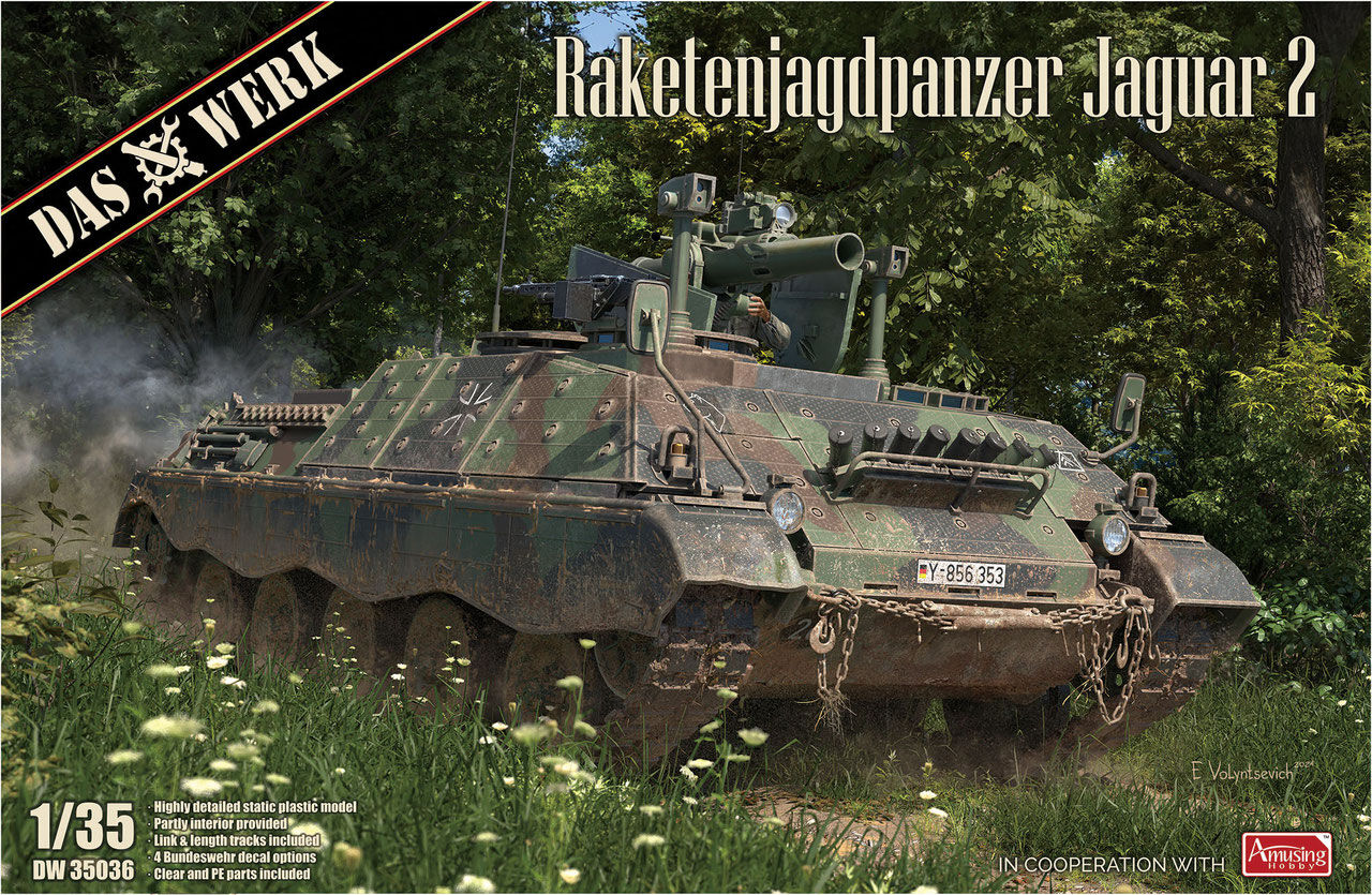 Das Werk 1/35 Raketenjagdpanzer Jaguar 2 Plastic Model Kit