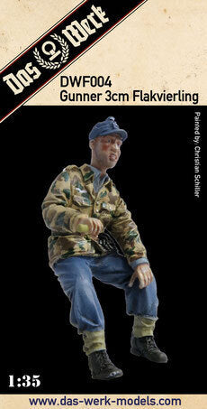 Das Werk 1/35 RichtschÃ¼tze Flakvierling Plastic Model Kit [DWF004]