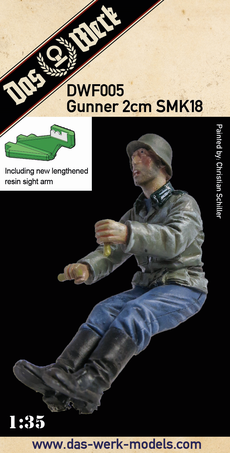 Das Werk 1/35 RichtschÃ¼tze Salvenmaschinenkanone Plastic Model Kit [DWF005]