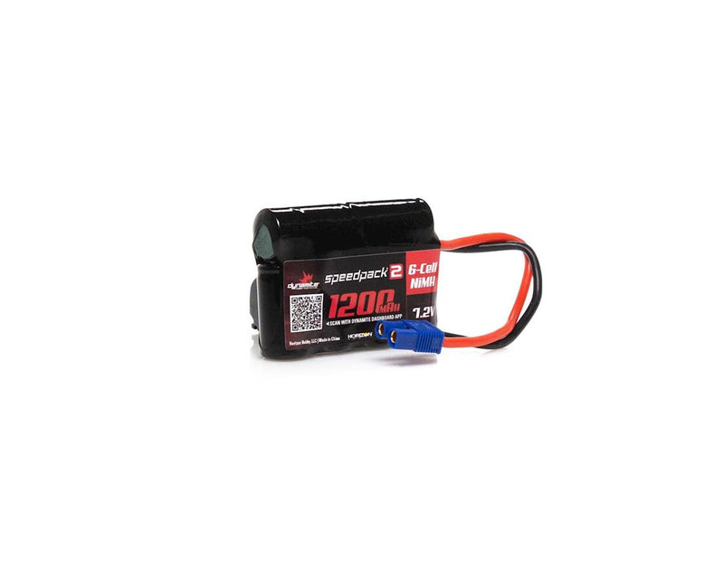 DYNB2472 Dynamite 1200mah 7.2v NiMH 2/3A Speed Pack Battery with EC3 Connector, Final Clearance