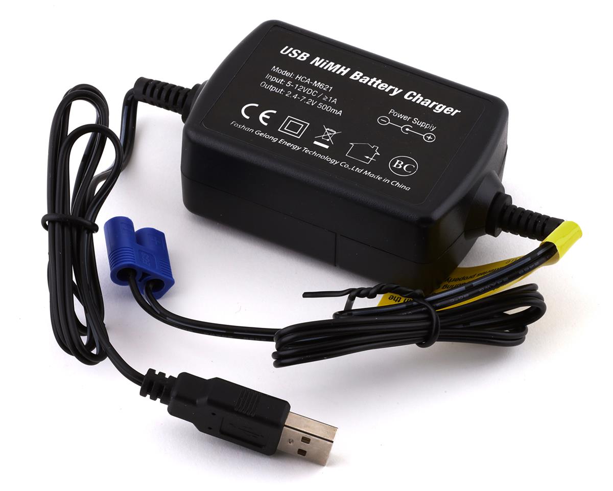 DYNC1061 Dynamite USB Charger of 7.2v NiMH, 500mah with EC3 Connector DYNAMITE