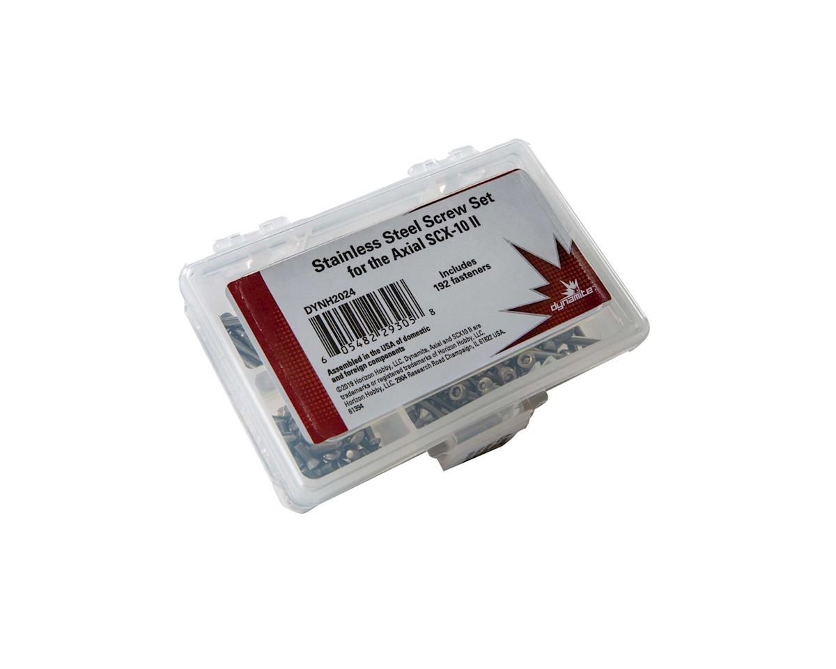DYNH2024 Dynamite Stainless Steel Screw Set, SCX10 II DYNAMITE